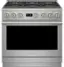 Front. Monogram - 6.2 Cu. Ft. Freestanding Gas Convection Range with 6 Burners - Stainless Steel.