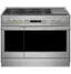 Front. Monogram - 8.9 Cu. Ft. Freestanding Double Oven Gas Convection Range with 6 Burners - Stainless Steel.