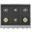 Front. Monogram - 36" Built-In Gas Cooktop with 6 Burners - Stainless Steel.