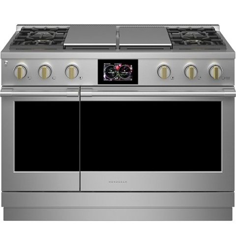 Monogram - 8.25 Cu. Ft. Freestanding Double Oven Dual Fuel Convection Range with Self-Clean, Built-In Wi-Fi, and 4 Burners - Stainless steel
