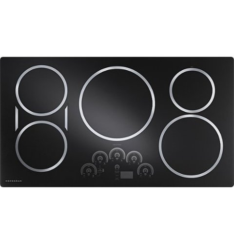 Monogram - 36" Built-In Electric Induction Cooktop with 5 Elements - Black graphite