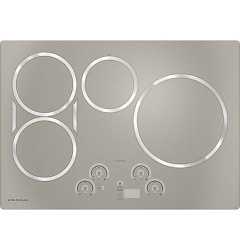 Monogram - 30" Built-In Electric Induction Cooktop with 4 Elements - Silver