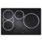 Monogram - 30" Built-In Electric Induction Cooktop with 4 Elements - Black Graphite-Front_Standard