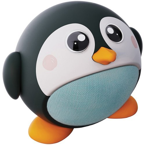 Planet Buddies Pepper the Penguin Wireless Bluetooth Speaker - Black WORLDWIDE DELIVERY