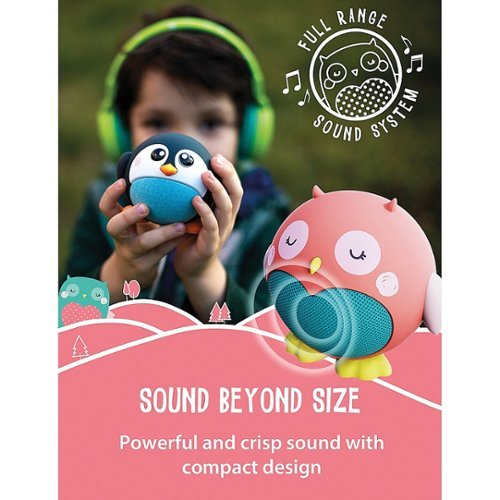 Planet Buddies Olive the Owl Wireless Bluetooth Speaker - Pink GLOBAL SHIPPING