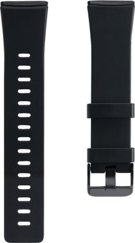 Modal™ - Silicone Watch Band for Fitbit Versa 3, Fitbit 4, and Fitbit Sense 2 - Black