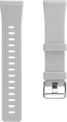 Modal™ - Silicone Watch Band for Fitbit Versa 3, Fitbit 4, and Fitbit Sense 2 - Stone gray