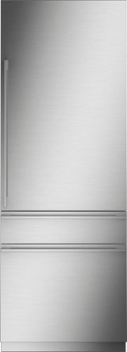 Monogram - 14.5 Cu. Ft. Bottom Freezer Built-In Refrigerator - Stainless steel