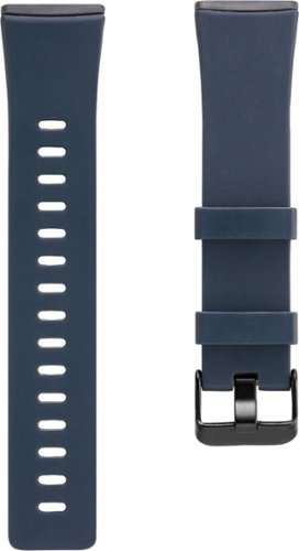 Modal™ - Silicone Watch Band for Fitbit Versa 3, Fitbit 4, and Fitbit Sense 2 - Navy blue