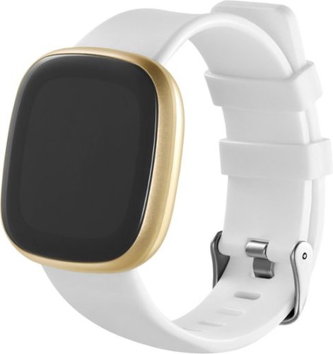 Modal™ Silicone Watch Band for Fitbit Versa 3 and Fitbit Sense - Pure white GLOBAL SHIPPING