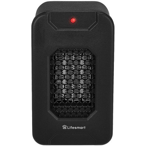 Lifesmart - 350W Personal Desktop Heater - Black