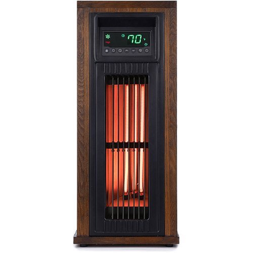 Lifesmart - 23 Inch Tower Heater with Oscillation - Brown