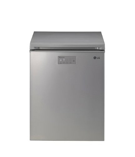 LG - 4.5 cu Ft Kimchi Convertible Refrigerator/Freezer - Platinum silver