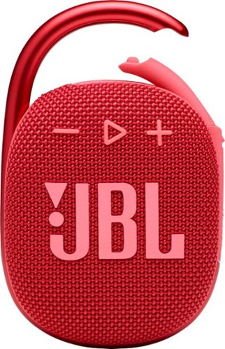 JBL - CLIP4 Portable Bluetooth Speaker - Red