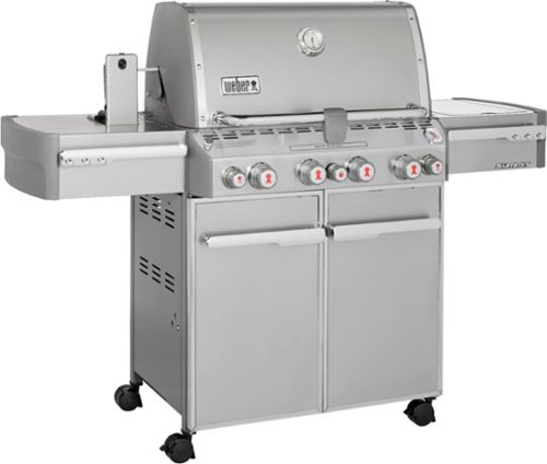 UPC 077924002373 product image for Weber - Summit S-470 4-Burner Propane Gas Grill - Stainless Steel | upcitemdb.com