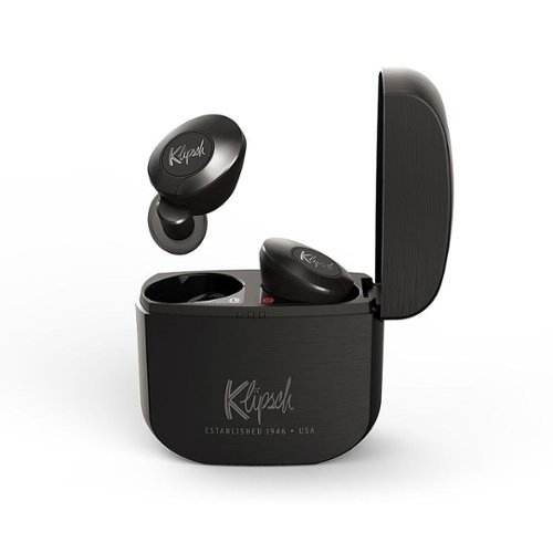 Klipsch - T5 II True Wireless In-Ear Headphones - Gunmetal-Front_Standard 