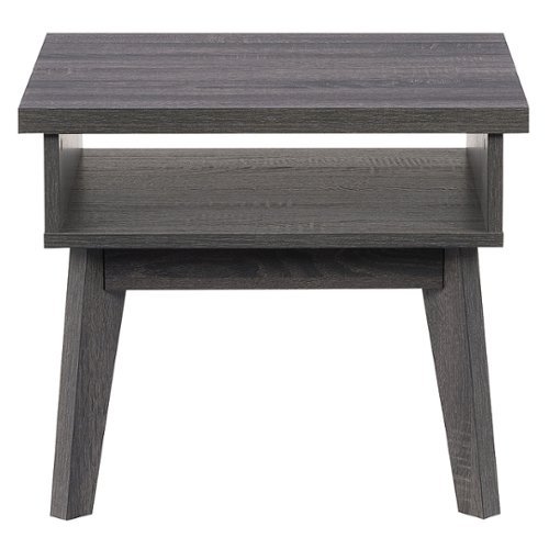 CorLiving - Hollywood Side Table - Dark Gray