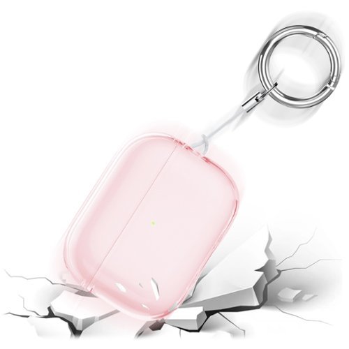 SaharaCase Hybrid Flex Series Case for Apple AirPods Pro (2nd Generation) - Transparent Pink BUY ONLINE