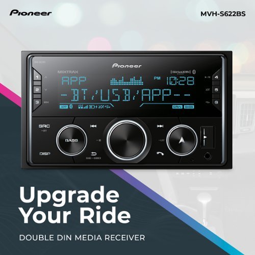 Pioneer In-dash Bluetooth Audio Digital Media (ADM) Receiver - Black WORLDWIDE DELIVERY
