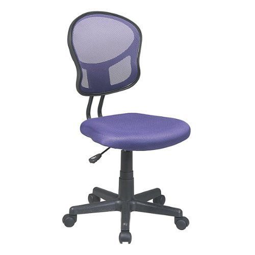 OSP Home Furnishings - Mesh Task Chair - Purple