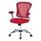 OSP Home Furnishings - Juliana Task Chair with Mesh Fabric Seat - Red-Front_Standard