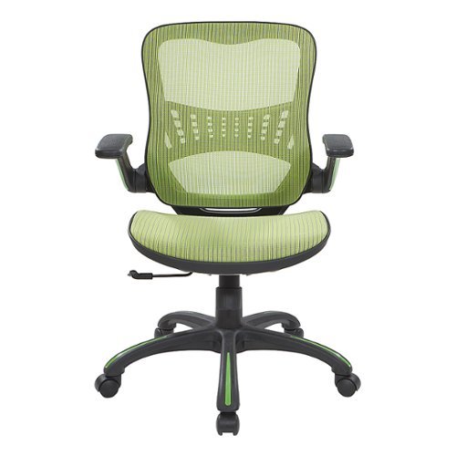 Office Star Products - Mesh Seat and Back Manager’s Chair in Mesh - Green
