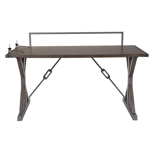 OSP Home Furnishings - Creator Instructable Desk in - Grey