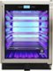 Vinotemp - 41-Bottle Wine Cooler - Stainless steel-Front_Standard