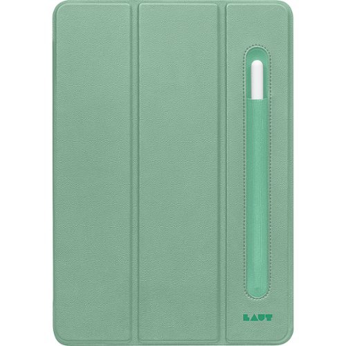 LAUT - HUEX Slim Folio Case for iPad 7th Gen & 8th Gen - Green-Front_Standard 