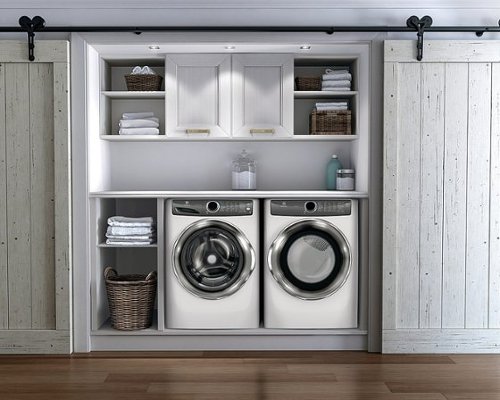 Electrolux - 4.3 Cu. Ft. Stackable Front Load Washer with Steam and Adaptive Dispenser - White-Alt_View_Standard_23 