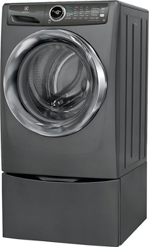 Electrolux - 4.3 Cu. Ft. Stackable Front Load Washer with Steam and Adaptive Dispenser - Titanium-Alt_View_Standard_21 