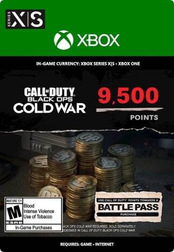 Call of Duty: Black Ops Cold War 9,500 Points [Digital]