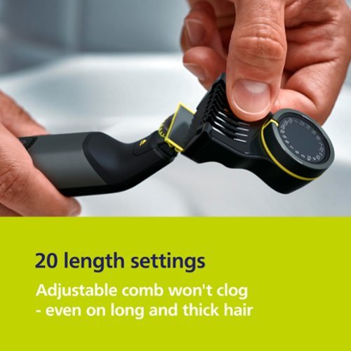Philips Norelco  OneBlade 360 Pro Hybrid Face & Body Electric Trimmer QP6552/70 - Black WHERE TO BUY
