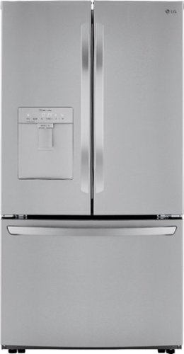 Photos - Fridge LG  29 Cu. Ft. French Door Smart Refrigerator with External Water Dispens 