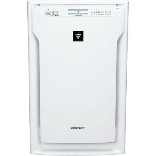 Sharp - Air Purifier with Plasmacluster Ion Technology Recommended for Large Rooms - White