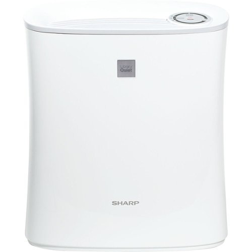 Sharp - Air Purifier Recommended for Small-Sized Rooms, Home Office, or Small Bedroom. True HEPA Filter - White