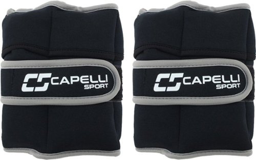 Capelli Sport - 10lb Adjustable Soft Ankle Wrist Weights - Black Combo