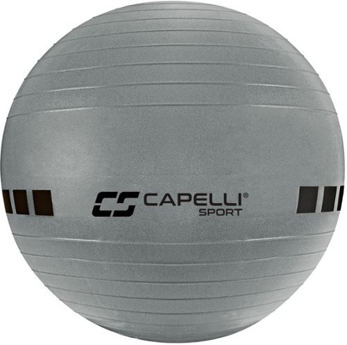 Capelli Sport - 65cm Exercise Ball  with foot pump - Grey Combo