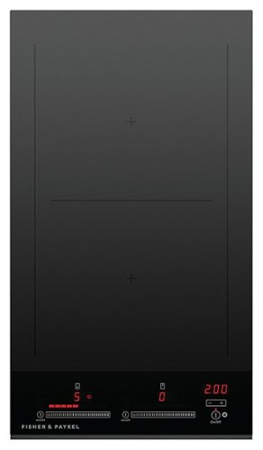 Photos - Hob Fisher & Paykel  12 Inch 2 Zone Induction Cooktop with SmartZone - Black 