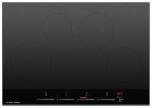 Fisher & Paykel - 30 Inch 4 Zone Induction Cooktop - Black