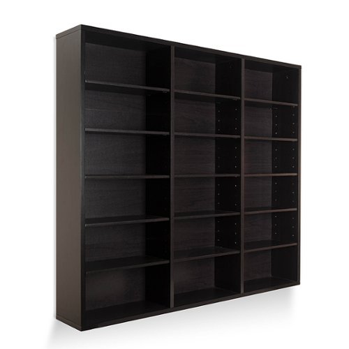 Atlantic - Oskar 540 Wall Mounted Media Storage Cabinet - Brown