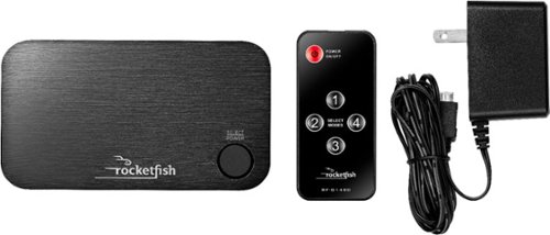 Rocketfish™ 4-Port 4K HDMI Switch with USB-C - Black HOW TO BUY