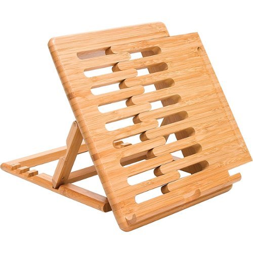 Lipper International Bamboo Expandable and Adjustable Ipad Stand