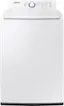 Front. Samsung - 4.0 Cu. Ft. High-Efficiency Top Load Washer with ActiveWave Agitator - White.