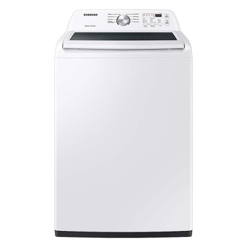 Samsung - 4.4 cu. ft. High-Efficiency Top Load Washer with ActiveWave Agitator and Soft-Close Lid - White