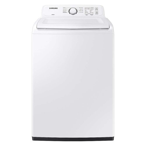 Samsung - 4.1 cu. ft. High-Efficiency Top Load Washer with Soft-Close Lid and 8 Washing Cycles - White