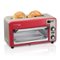 Hamilton Beach - Toastation 2-Slice Countertop Toaster and Toaster Oven - RED-Front_Standard