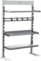 Gym Rax - 6 Ft. Streamline Bay + Gym Storage - Storm Grey-Angle_Standard