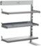 Gym Rax - 4 Ft. Add-On Bay + Gym Storage - Storm Grey-Angle_Standard