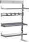 Gym Rax - 6 Ft. Add-On Bay + Gym Storage - Storm Grey-Angle_Standard